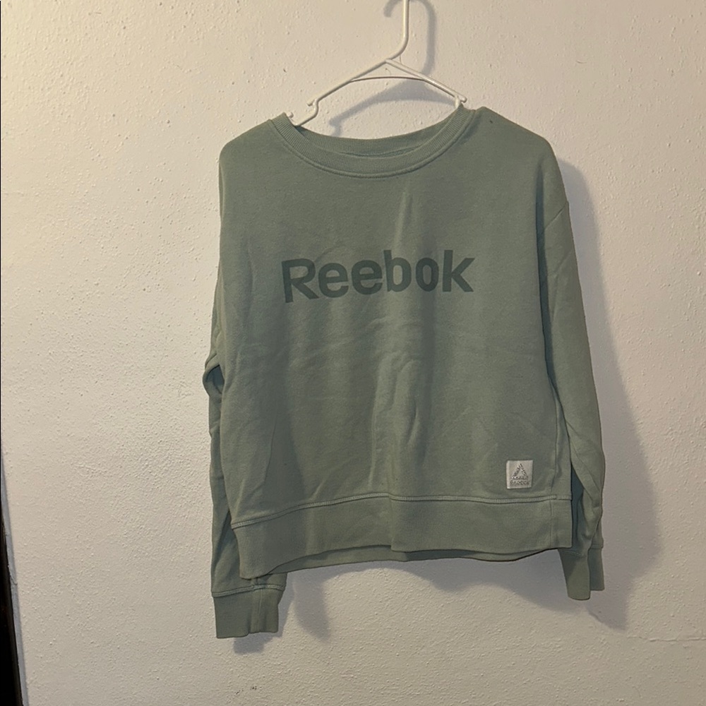 Reebok Green Crew Neck Sweater